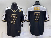 Nike Cowboys 7 Trevon Diggs Black Gold Thanksgiving Limited Jersey Dzhi,baseball caps,new era cap wholesale,wholesale hats
